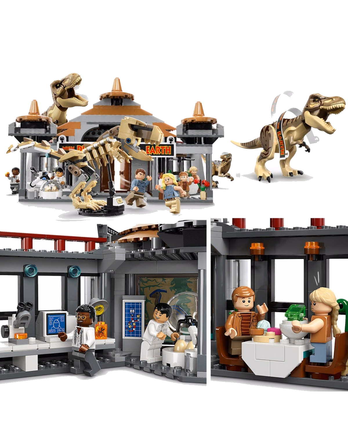 Lego® 76961 Jurassic Park Visitor Centre: T. Rex & Raptor Attack - 4