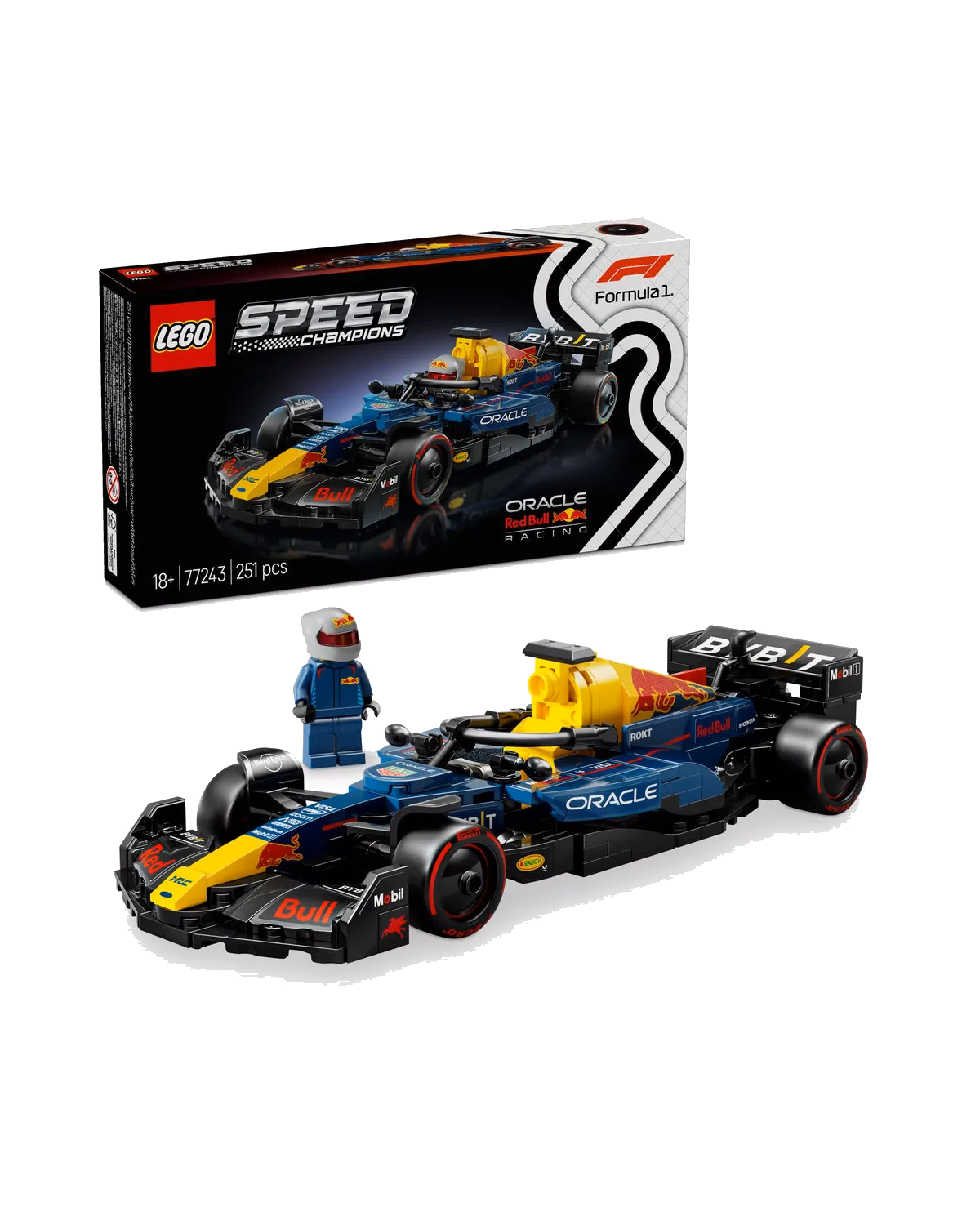 LEGO® Speed Champions Oracle Red Bull Racing RB20 F1 Race Car 77243 - 1