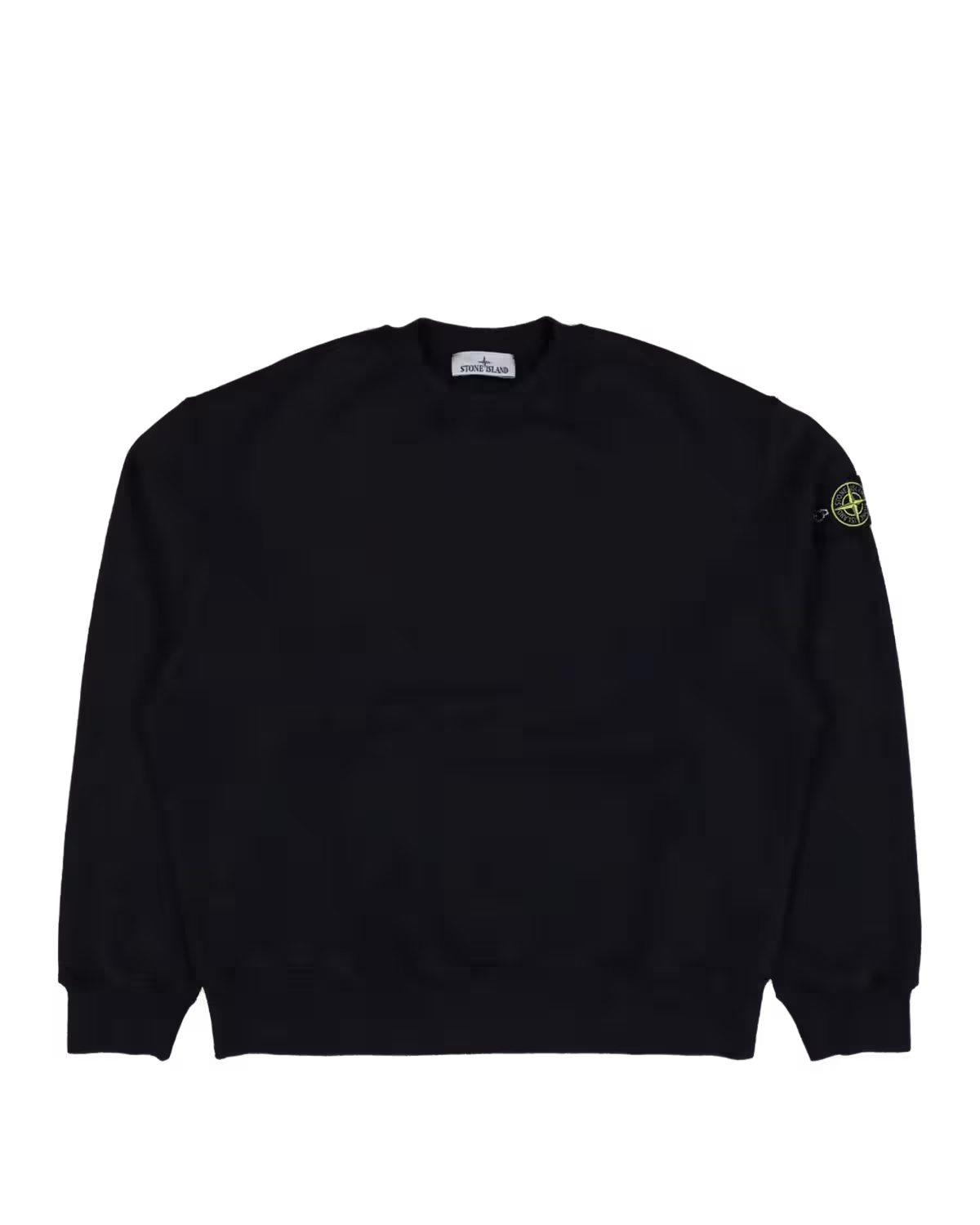 Stone Island Black Compass Crew-Neck Sweatshirt