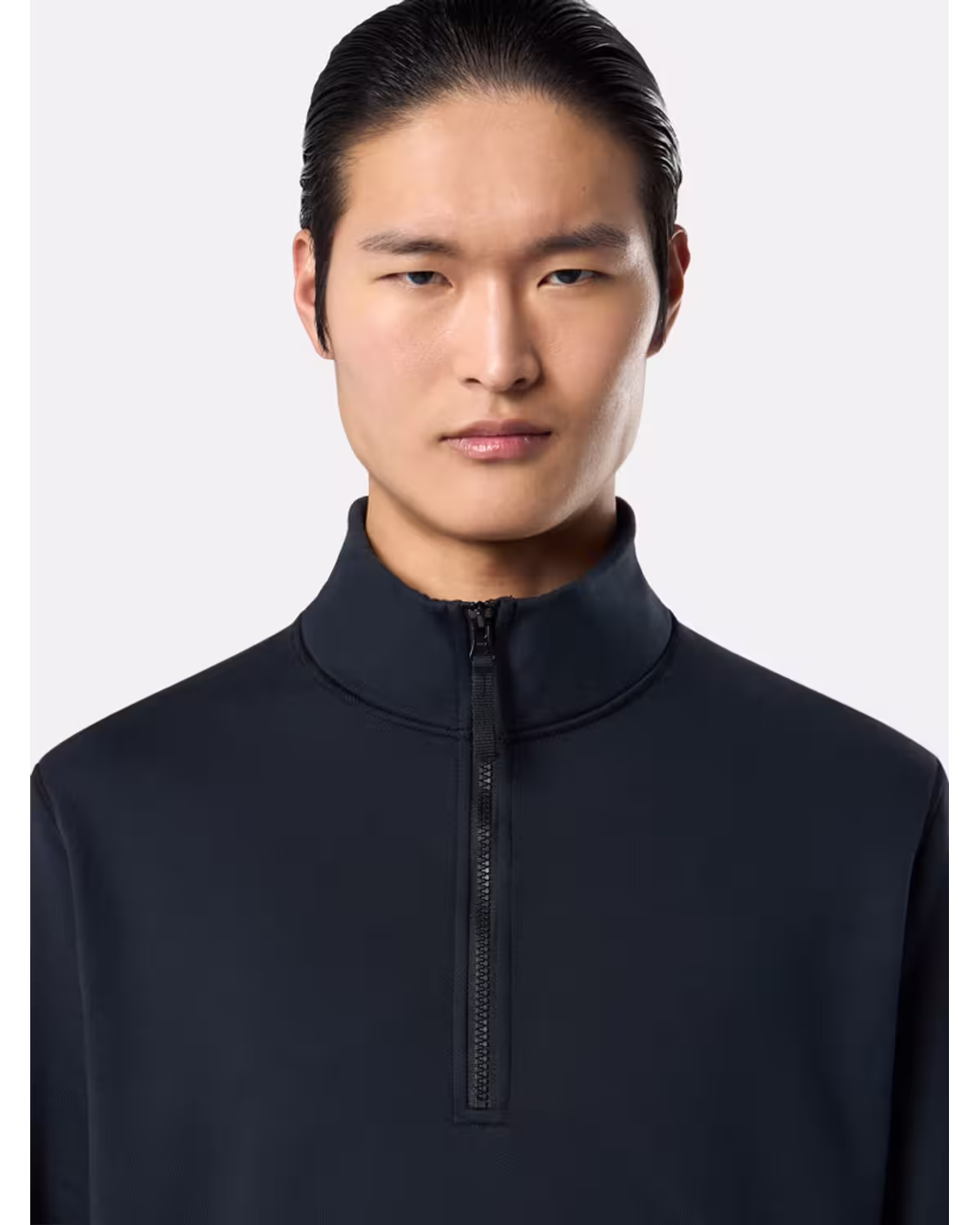 Stone Island Navy Half-Zip Sweatshirt – view 4