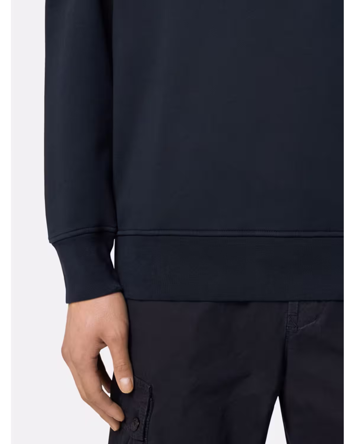 Stone Island Navy Half-Zip Sweatshirt – view 5