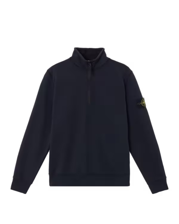Stone Island Navy Half-Zip Sweatshirt